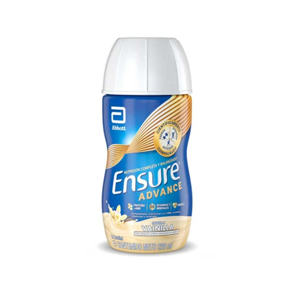 ENSURE ADVANCE LIQUIDO VAINILLA 220 ML