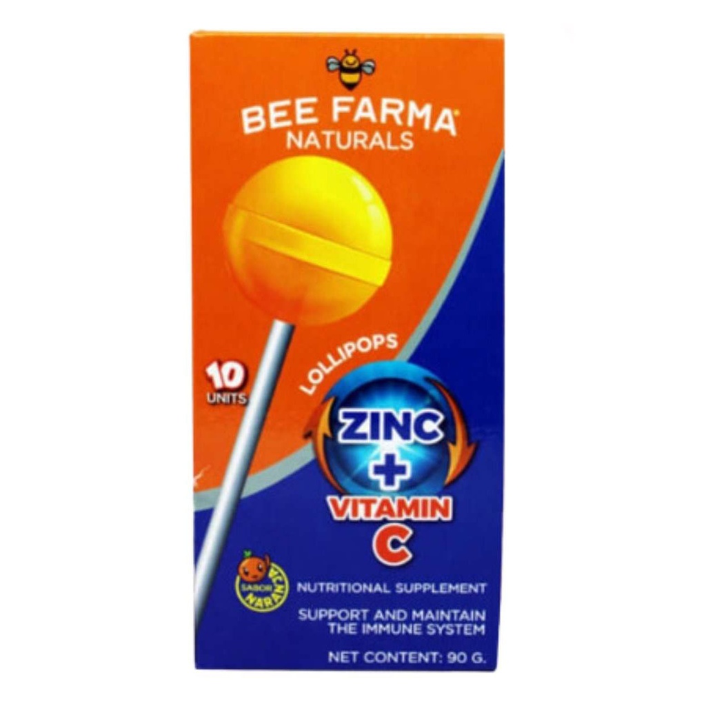 CHUPETES VITAMINA C + ZINC