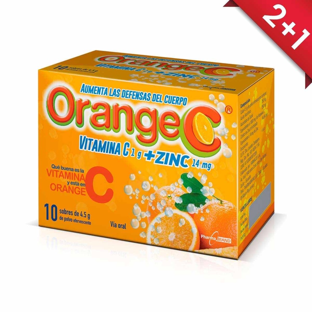 Orange C Sobre de 1gr + Zinc Caja x10