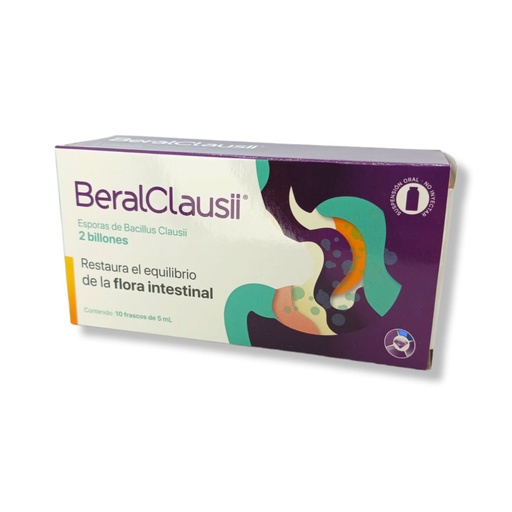 Beralclausii Suspension Oral 5/Ml - Caja x10