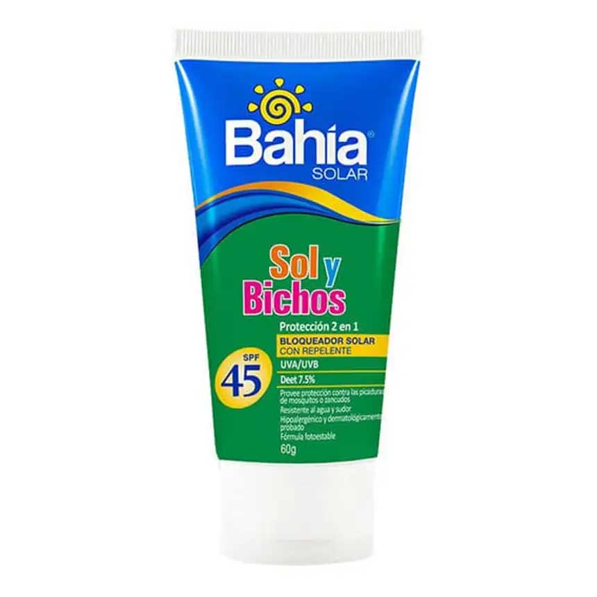 BAHIA SOLAR SOL Y BICHOS SPF 45 60 G *