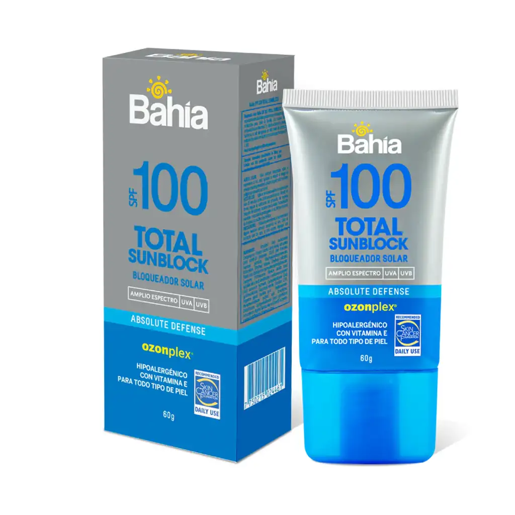 BAHIA SOLAR TOTAL SUNBLOCK SPF 100 60 G