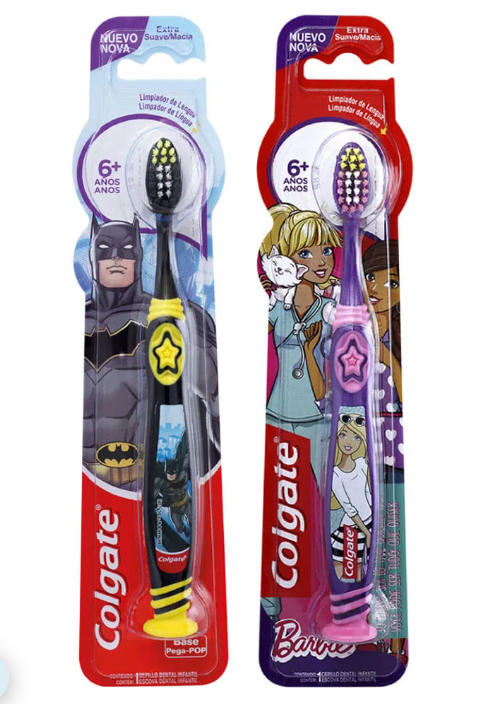 COLGATE CEPILLO NINOS BARBIE- BATMAN 6+
