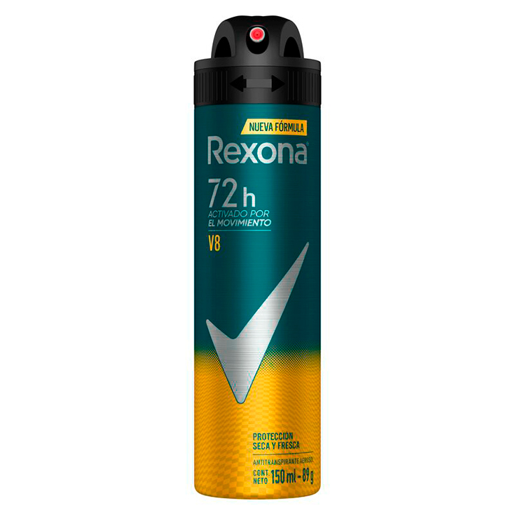 REXONA MEN SPRAY V8 72 H 150 ML
