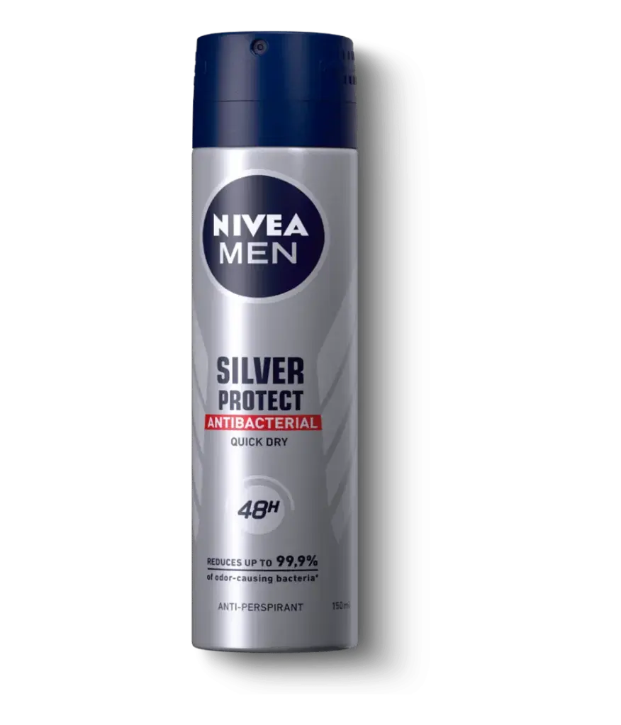 NIVEA FOR MEN SPRAY SILVER PROTECT 150 ML