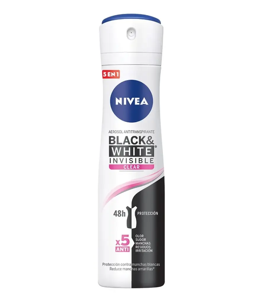 NIVEA SPRAY FEM INVISIBLE BLACK Y WHITE 150 ML