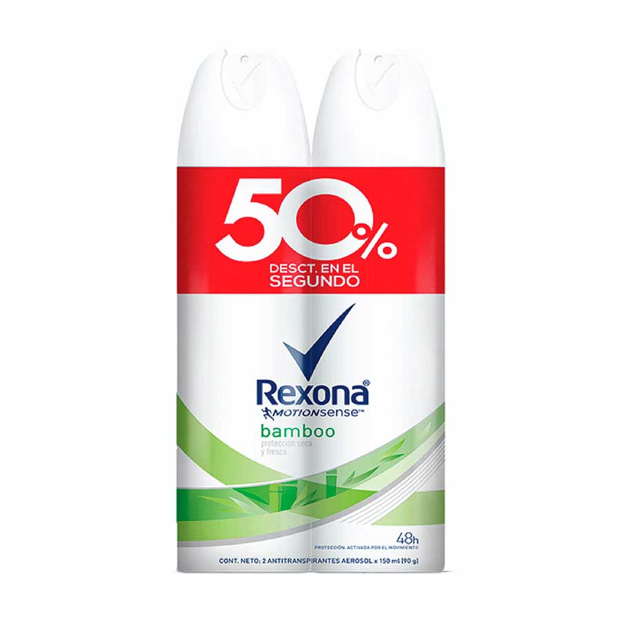 REXONA WOMAN SPRAY BAMBOO X 2