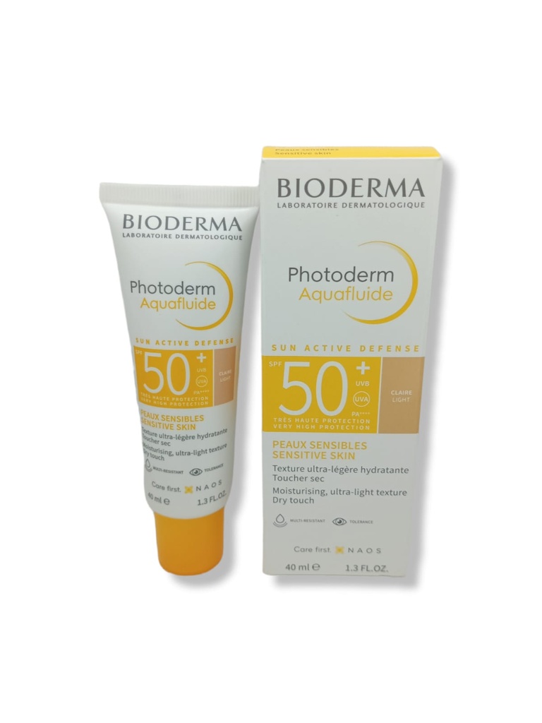 PHOTODERM AQUAFLUIDE TINTE CLAIRE 40 ML