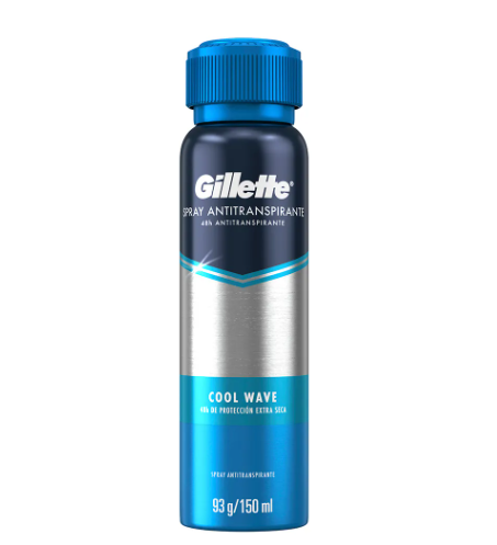 GILLETTE SPRAY COOL WAVE 150 ML *