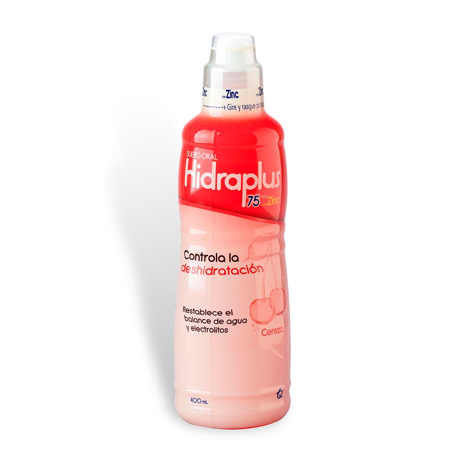 HIDRAPLUS 75 + ZINC CEREZA 400 ML