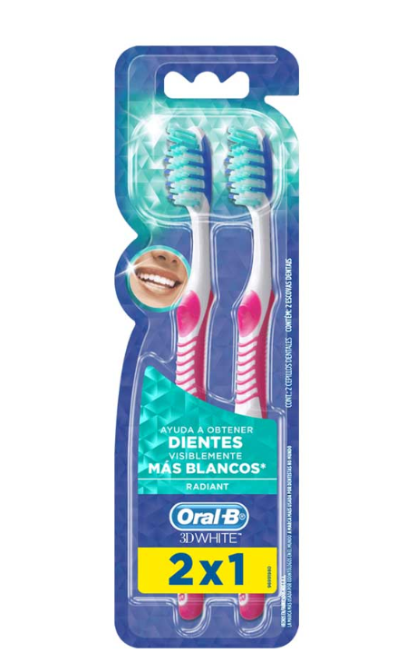 ORAL B CEP DENT 3D WHITE RADIANT X2