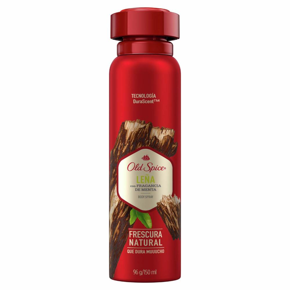 OLD SPICE DEO SPRAY LEÑA 150ML
