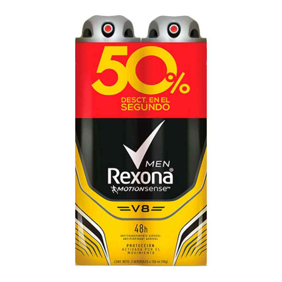 REXONA MEN SPRAY V8 COMBO X 2