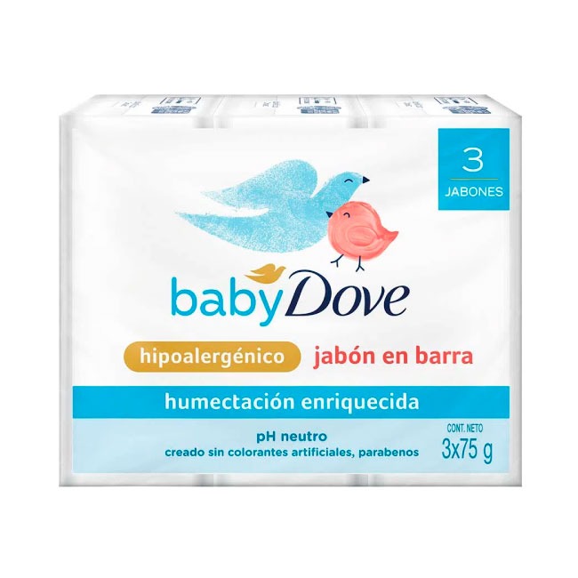 DOVE JABON BABY HUMECTACION X 3