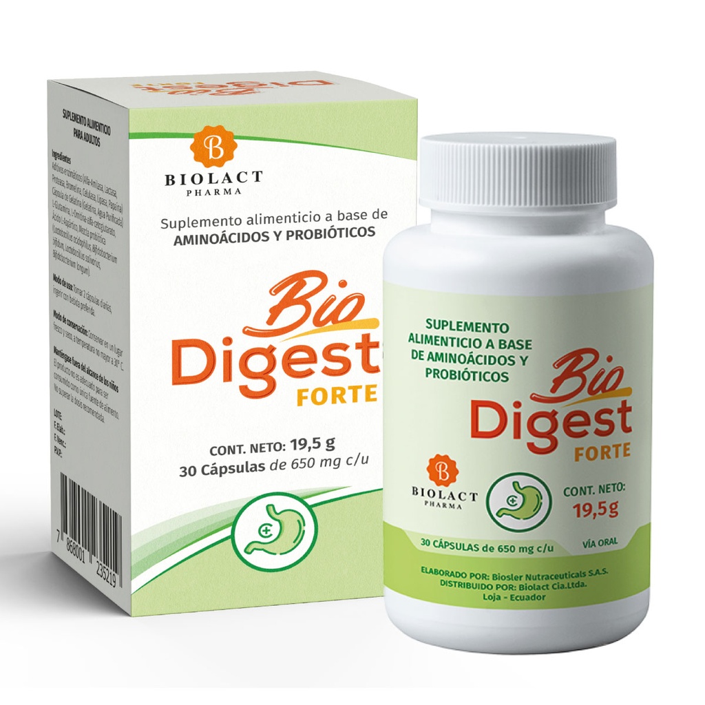 BIO DIGEST FORTE CAP. 650 MG