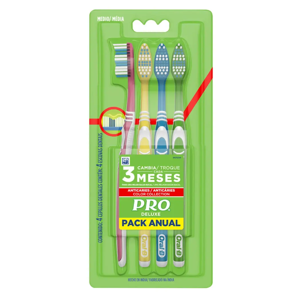 PRO CEP DENT DELUX ANTICARIES MED X 4