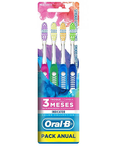 ORAL B CEP DENT ANUAL COLORS X4