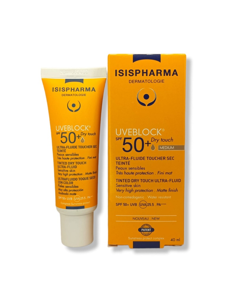 UVEBLOCK SPF50+ DRY TOUCH MEDIUM 40 ML