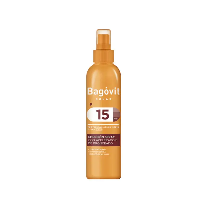 BAGOVIT SOLAR SPRAY BRONCEADO 200 ML