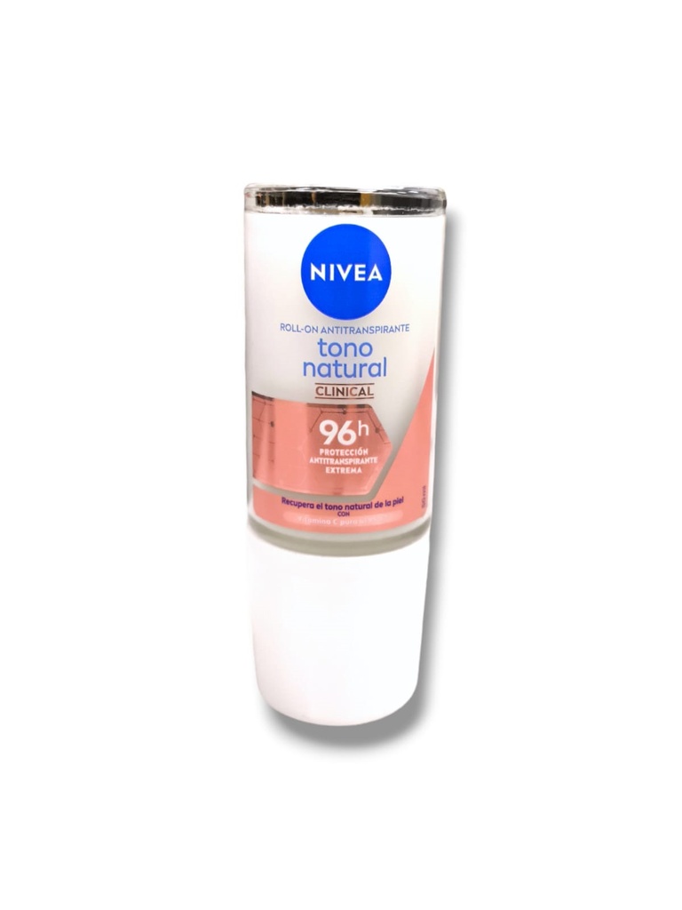 NIVEA ROLLON CLINICAL TONO NATURAL 50 ML