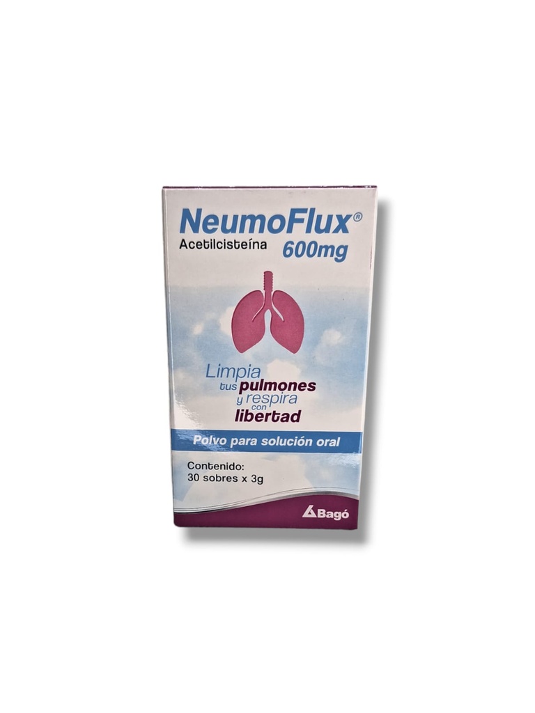 NEUMOFLUX SOBRES 600 MG