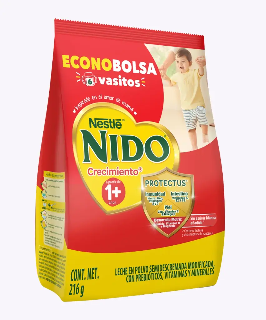 NIDO CRECIMIENTO DHA +1 216 G FUNDA