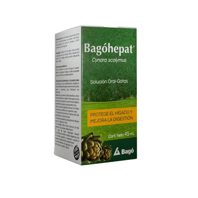 BAGOHEPAT SOL. ORAL GOTAS 45 ML