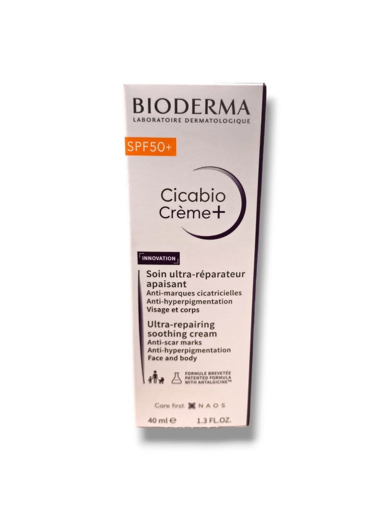 CICABIO CREME+ SPF50+ 40 ML
