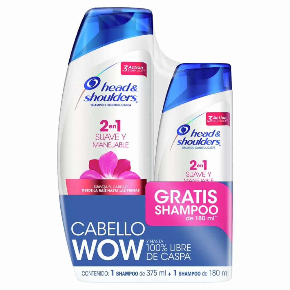 H&S SH SUAVE Y MANEJ 375ML+180ML PACK