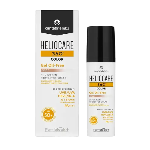 [8470001873590] HELIOCARE 360 GEL OIL FREE BEIGE 50 ML