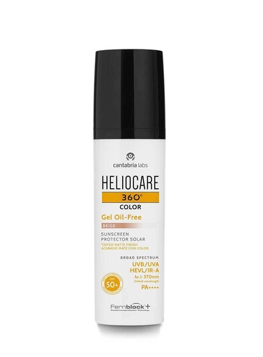 [8470001873590] HELIOCARE 360 GEL OIL FREE BEIGE 50 ML