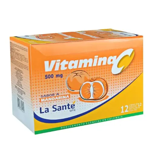 VITAMINA C MANDARINA X 12 LA SANTE