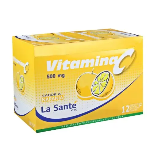 [7703763117178] VITAMINA C NARANJA X 12 LA SANTE