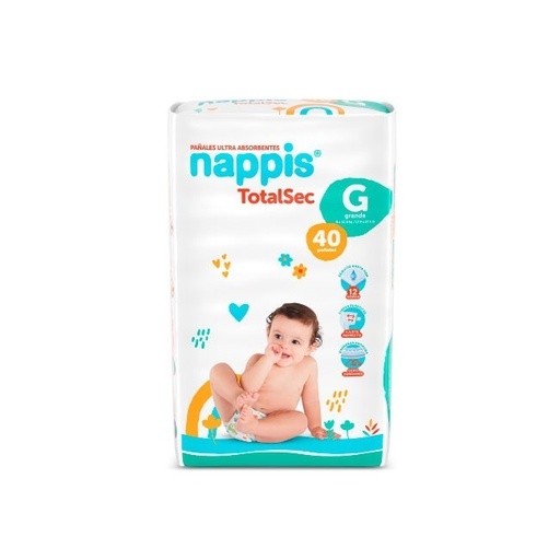 Nappis Pañal Total Sec G x40