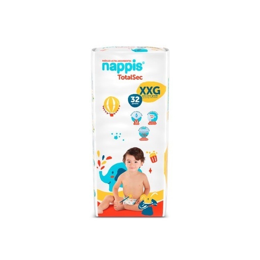 Nappis Pañal Total Sec XXG x64