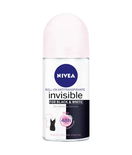 [4005900036704] NIVEA ROLLON WOMAN INVISIBLE BLACK Y WHITE