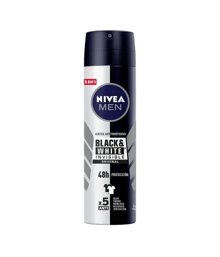 [4005900036711] NIVEA FOR MEN SPRAY INVISIBLE BLACK WHITE