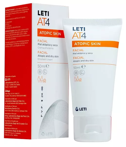 [8431166181333] LETI AT-4 CREMA FACIAL EMOLIENTE 50 ML