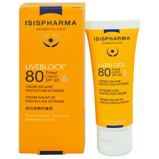 [3031500311232] UVEBLOCK 80 CREMA TINTE TUBO 40ML