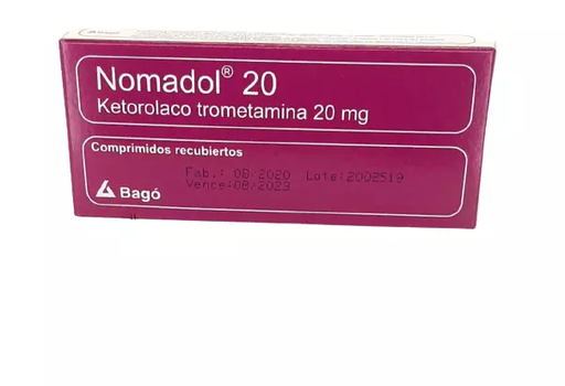 [7862103890499] NOMADOL COMPR. REC. 20 MG