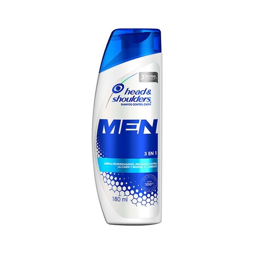 [7500435019484] H&S SH 3EN1 MEN 180 ML