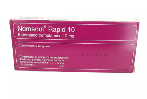 [7861149201641] NOMADOL RAPID TAB. 10 MG