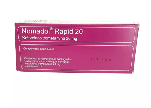 [7861149201658] NOMADOL RAPID COMPR. SUBLIN. 20 MG