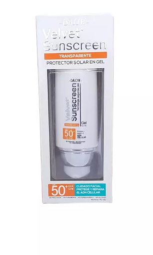 [7861011210801] VELVET TRANSPARENTE GEL 50+ 50 ML