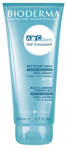 [3401345568694] ABCDERM GEL MOUSSANT 200ML