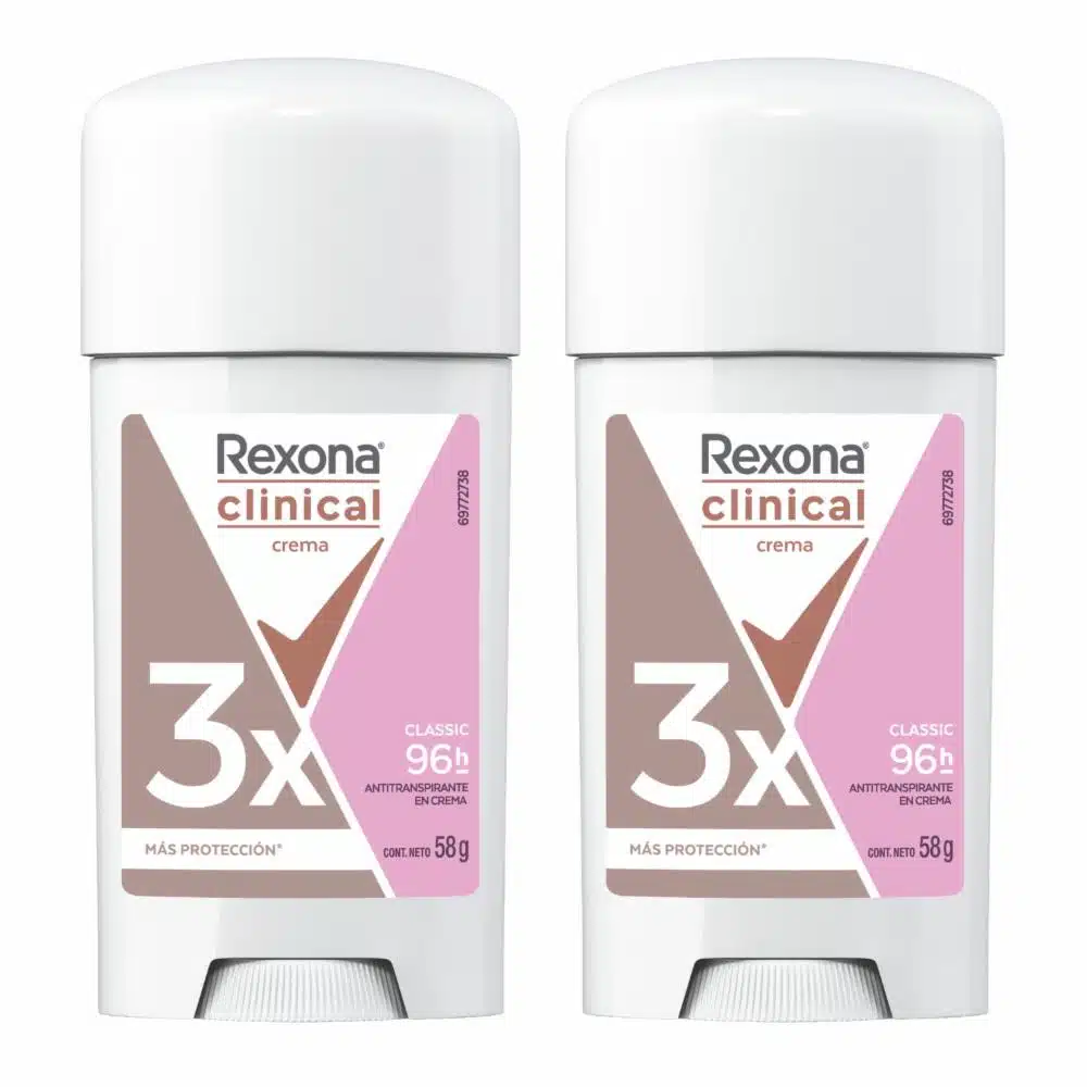 [7861001364323] REXONA CLINICAL BARRA CREMA CLASICC COMBO X 2