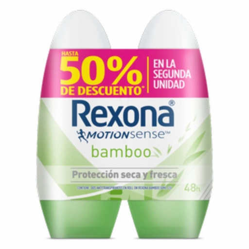[7702006130769] REXONA ROLLON BAMBOO COMBO X 2