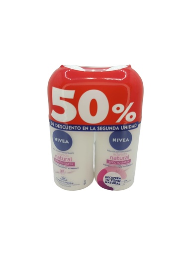 [7861122005402] NIVEA ROLLON ACLARADO EFECTO SATIN COMBO