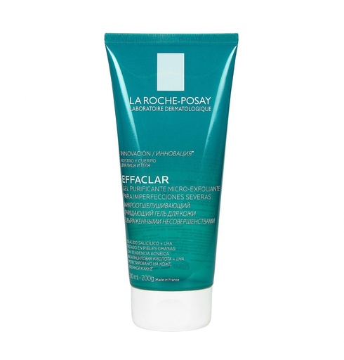 [3337875708265] EFFACLAR GEL MICROEXFOLIANTE 200 ML ROCHE POSAY