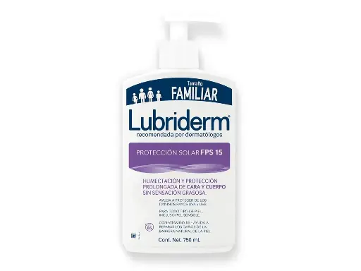 [7702035916679] LUBRIDERM CREMA UV FPS 15 750 ML